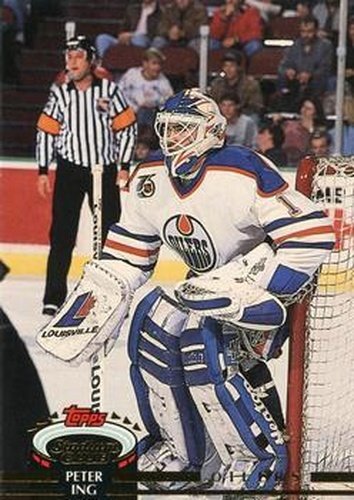 #347 Peter Ing - Edmonton Oilers - 1992-93 Stadium Club Hockey