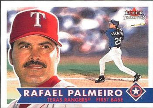 #347 Rafael Palmeiro - Texas Rangers - 2001 Fleer Tradition Baseball