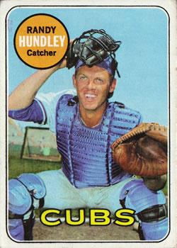 #347 Randy Hundley - Chicago Cubs - 1969 Topps Baseball