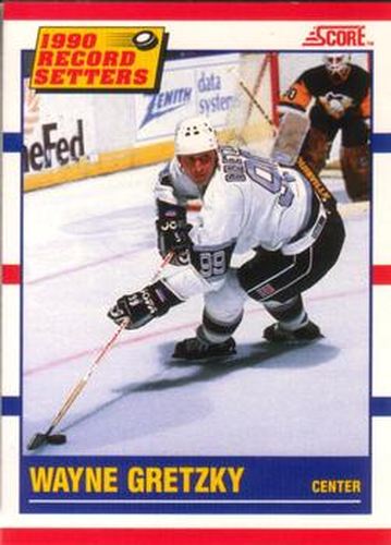 #347 Wayne Gretzky - Los Angeles Kings - 1990-91 Score Canadian Hockey