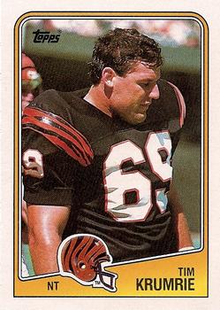 #347 Tim Krumrie - Cincinnati Bengals - 1988 Topps Football