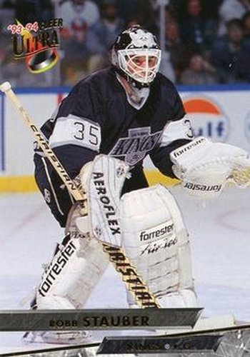 #347 Robb Stauber - Los Angeles Kings - 1993-94 Ultra Hockey