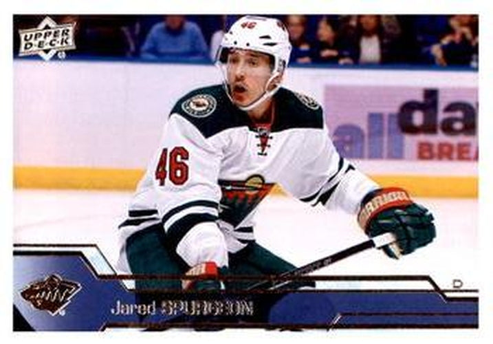 #347 Jared Spurgeon - Minnesota Wild - 2016-17 Upper Deck Hockey