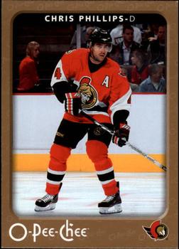 #347 Chris Phillips - Ottawa Senators - 2006-07 O-Pee-Chee Hockey