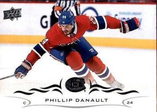 #347 Phillip Danault - Montreal Canadiens - 2018-19 Upper Deck Hockey