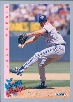 #347 Jack Morris - Toronto Blue Jays - 1993 Fleer Baseball