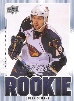 #347 Colin Stuart - Atlanta Thrashers - 2008-09 Upper Deck MVP Hockey