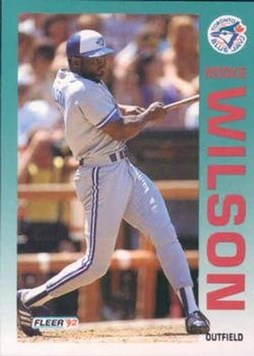 #347 Mookie Wilson - Toronto Blue Jays - 1992 Fleer Baseball
