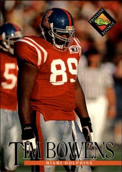 #347 Tim Bowens - Miami Dolphins - 1994 Pro Line Live Football