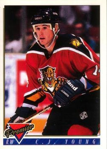 #347 C.J. Young - Florida Panthers - 1993-94 O-Pee-Chee Premier Hockey