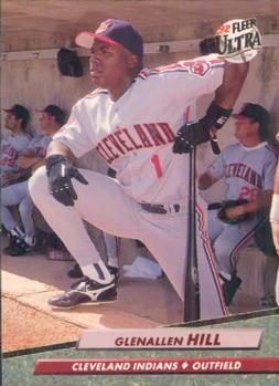 #347 Glenallen Hill - Cleveland Indians - 1992 Ultra Baseball