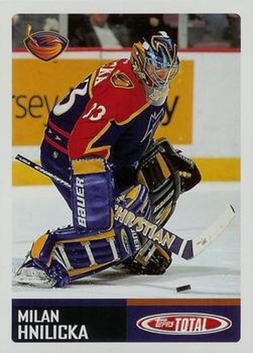 #347 Milan Hnilicka - Atlanta Thrashers - 2002-03 Topps Total Hockey