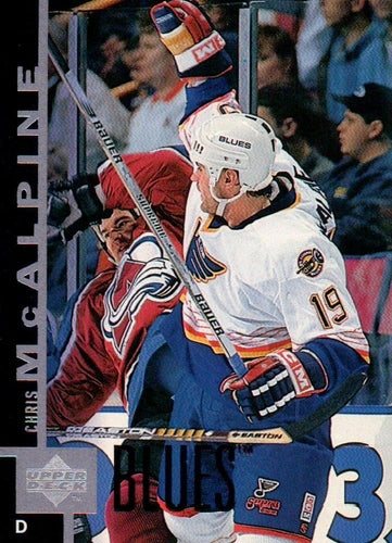 #348 Chris McAlpine - St. Louis Blues - 1997-98 Upper Deck Hockey