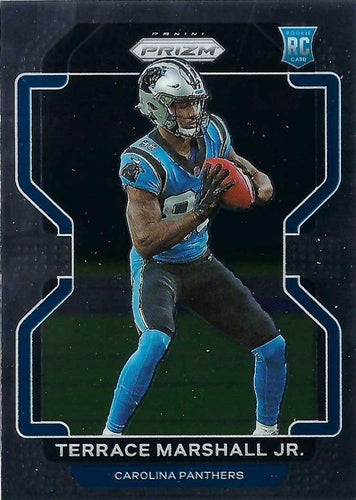 #348 Terrace Marshall Jr. - Carolina Panthers - 2021 Panini Prizm Football