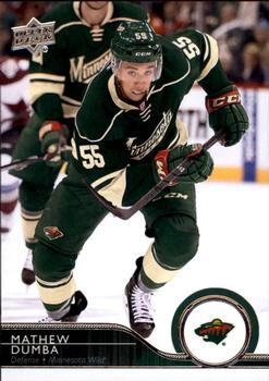 #348 Mathew Dumba - Minnesota Wild - 2014-15 Upper Deck Hockey