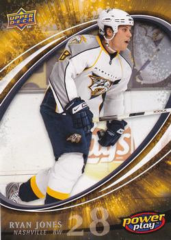 #348 Ryan Jones - Nashville Predators - 2008-09 Upper Deck Power Play Box Set Hockey