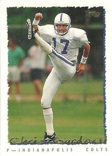 #348 Chris Gardocki - Indianapolis Colts - 1995 Topps Football