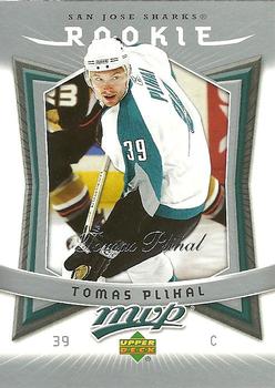 #348 Tomas Plihal - San Jose Sharks - 2007-08 Upper Deck MVP Hockey
