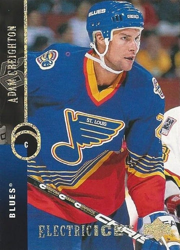 #348 Adam Creighton - St. Louis Blues - 1994-95 Upper Deck Hockey - Electric Ice