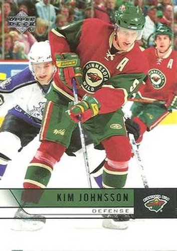#348 Kim Johnsson - Minnesota Wild - 2006-07 Upper Deck Hockey
