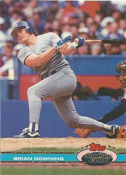 #348 Brian Downing - Texas Rangers - 1991 Stadium Club Baseball