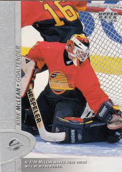 #348 Kirk McLean - Vancouver Canucks - 1996-97 Upper Deck Hockey