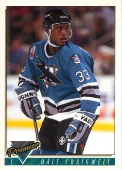 #348 Dale Craigwell - San Jose Sharks - 1993-94 O-Pee-Chee Premier Hockey