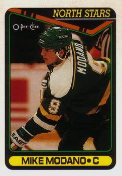 #348 Mike Modano - Minnesota North Stars - 1990-91 O-Pee-Chee Hockey