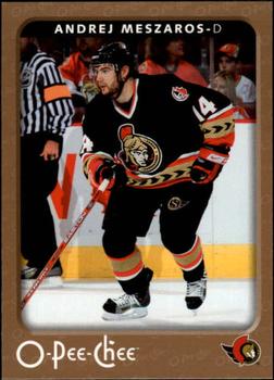 #348 Andrej Meszaros - Ottawa Senators - 2006-07 O-Pee-Chee Hockey