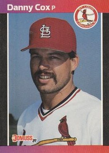 #348 Danny Cox - St. Louis Cardinals - 1989 Donruss Baseball