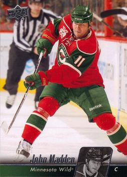 #348 John Madden - Minnesota Wild - 2010-11 Upper Deck Hockey