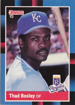 #348 Thad Bosley - Kansas City Royals - 1988 Donruss Baseball