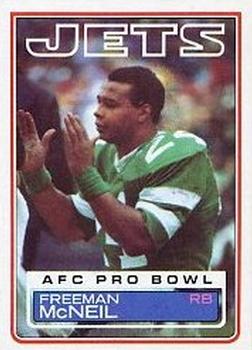 #348 Freeman McNeil - New York Jets - 1983 Topps Football