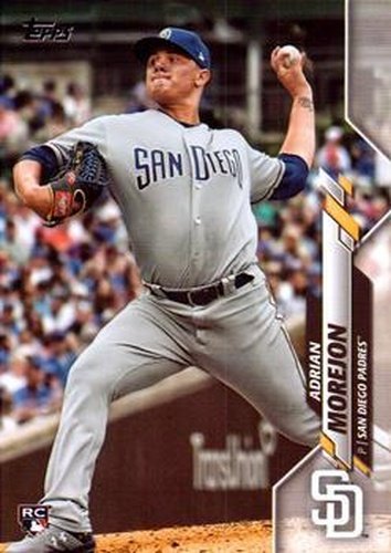 #348 Adrian Morejon - San Diego Padres - 2020 Topps Baseball