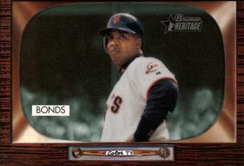 #348 Barry Bonds - San Francisco Giants - 2004 Bowman Heritage Baseball