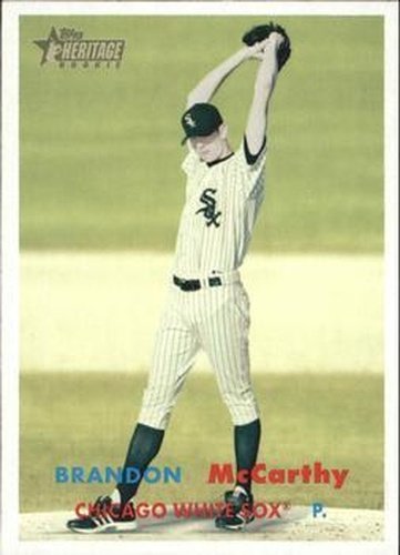 #348 Brandon McCarthy - Chicago White Sox - 2006 Topps Heritage Baseball