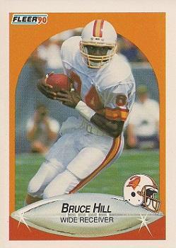 #348 Bruce Hill - Tampa Bay Buccaneers - 1990 Fleer Football