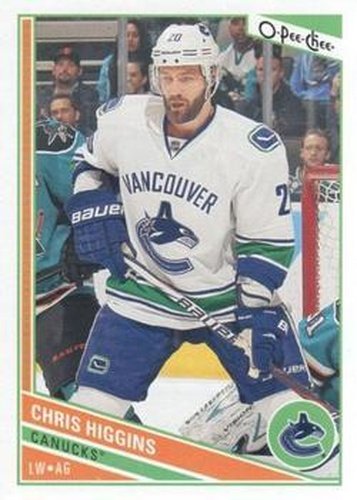 #348 Chris Higgins - Vancouver Canucks - 2013-14 O-Pee-Chee Hockey