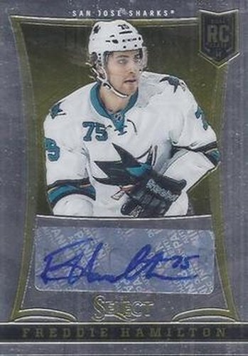 #348 Freddie Hamilton - San Jose Sharks - 2013-14 Panini Select Hockey