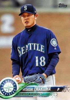 #348 Hisashi Iwakuma - Seattle Mariners - 2018 Topps Baseball