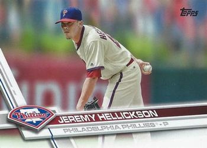 #348 Jeremy Hellickson - Philadelphia Phillies - 2017 Topps Baseball