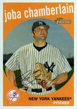 #348 Joba Chamberlain - New York Yankees - 2008 Topps Heritage Baseball