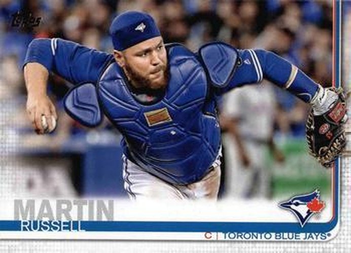 #348 Russell Martin - Toronto Blue Jays - 2019 Topps Baseball