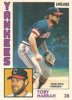 #348 Toby Harrah - New York Yankees - 1984 O-Pee-Chee Baseball