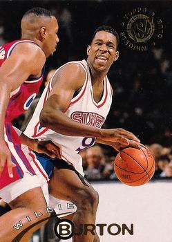 #348 Willie Burton - Miami Heat - 1994-95 Stadium Club Basketball