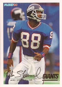 #348 Mike Sherrard - New York Giants - 1994 Fleer Football