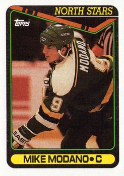 #348 Mike Modano - Minnesota North Stars - 1990-91 Topps Hockey