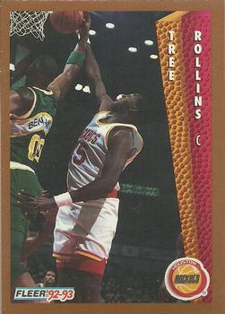 #348 Tree Rollins - Houston Rockets - 1992-93 Fleer Basketball