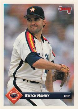 #348 Butch Henry - Houston Astros - 1993 Donruss Baseball