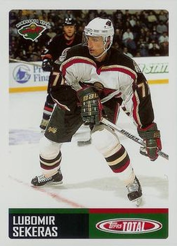 #348 Lubomir Sekeras - Minnesota Wild - 2002-03 Topps Total Hockey